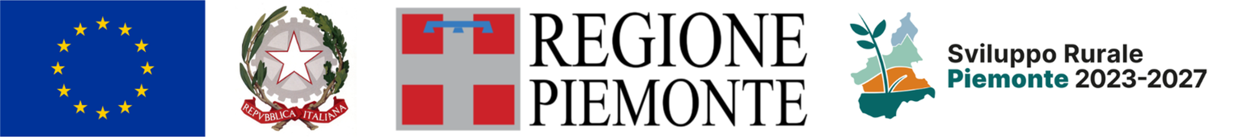 Unione Europea · Repubblica Italiana · Regione Piemonte · Sviluppo Rurale Piemonte 2023-2027